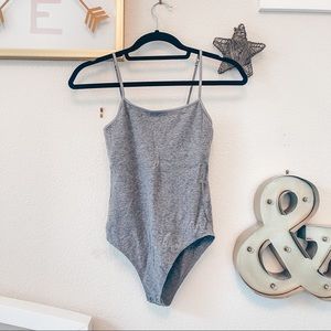 Brand new grey cami bodysuit